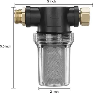 2024 Best Verkochte 40 Mesh-Scherm Tuinslang-Inlaatfilter Met Één Extra O-Ring