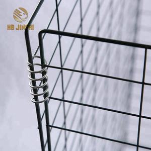 Poubelle à feuilles de jardin en acier galvanisé Poubelle à compost en treillis métallique pour tamis de jardin - Product Image 6