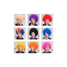 Peluca de Cosplay Jumbo grande para fiesta de discoteca, estilos frontales de encaje de fibra de alta temperatura de 10 pulgadas, incluyen trenzas, ONDA DE AGUA Afro de alta calidad - Product Image 1