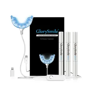 Glorysmile Wholesale NoN Peroxide Teeth Whitening USB LED Light Home Kit CE Approved