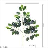 Branche d'arbre d'orange artificielle de feuille de plante en plastique Offre Spéciale pour la décoration à la maison de bricolage