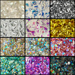 Livraison gratuite, 12 pièces, paillettes épaisses de 2 oz pour les ongles, le visage, les gobelets, les boules à <span class=keywords><strong>neige</strong></span>, paillettes cosmétiques 5D pour chats - Product Image 1