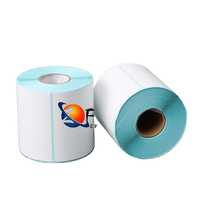 Papier autocollant pour étiquettes d'expédition thermique directe, de bonne qualité, imperméable, bon marché, en rouleau