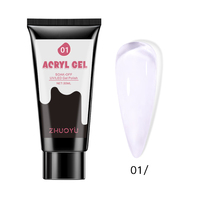 Gel de construction dur en gros sous marque privée, Polygel liquide, Gel de sculpture 3D pour ongles, Fourniture en vrac, Nouveau