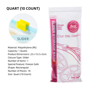 Hot Selling Freshness protection Package <b>Freezer</b> Bag Fresh-Keeping Ziplock Bag Reusable Food Storage Bags - Product Image 5