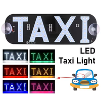 Taxi Led Voiture Pare-Brise Cabine Voyant 5V Signal Ampoule Pare-Brise Taxi Guidage Lumière Panneau Avec Interrupteur Marche/Arrêt Voiture LED Lumière