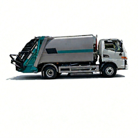 Camion Compacteur de Déchets JAC Junling 8m³ à Prix Abordable, Camion Compacteur Léger Diesel pour Déchets, Charge Arrière, Levage de Bacs, Assainissement