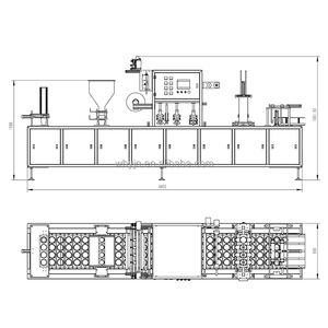 Buz Fabrikaları için Tam Otomatik Yüksek Kapasiteli Buz Küpü Bardak Dolum, Kapatma ve Paketleme Ekipmanı - Product Image 2