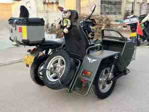 300cc Open Sidecar <span class=keywords><strong>3</strong></span>-Wheel <span class=keywords><strong>Chopper</strong></span> Motorcycle avec caractéristiques d'utilisation des passagers - Product Image 6