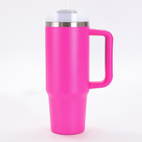 Vaso Térmico de Viaje Grande de 40 oz, Tapa Abatible a Prueba de Fugas, Perfecto para Conducir en Auto y Aventuras al Aire Libre