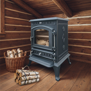 Poêle à bois en fonte avancé pour chauffage intérieur avec haute efficacité énergétique - Product Image 2