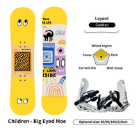 Snowboards d'hiver pour enfants en gros, importés, personnalisés, avec noyau en bois de peuplier, écologiques, pour toutes les montagnes, freestyle, surdimensionnés