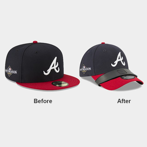 DWDP Hat Brim Bender <span class=keywords><strong>Tool</strong></span> Bill Bender Easy <span class=keywords><strong>Snap</strong></span> on Hat Curving Band fibbia in plastica chiusura a scatto accessori per cappelli - Product Image 2