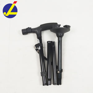 Canne <span class=keywords><strong>de</strong></span> <span class=keywords><strong>marche</strong></span> légère à LED, poignée en T, bâtons télescopiques, pour personnes âgées, pliables, nœuds <span class=keywords><strong>de</strong></span> trekking - Product Image 2