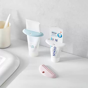 <b>Toothpaste</b> Squeezer Manual Roller Plastic <b>Dispenser</b> For <b>Toothpaste</b> Facial Cleanser Hand Cream Home Use - Product Image 1