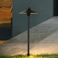 Borne lumineuse solaire de jardin moderne IP65 LED blanc chaud CCT aluminium verre pour paysage décoratif voie pelouse