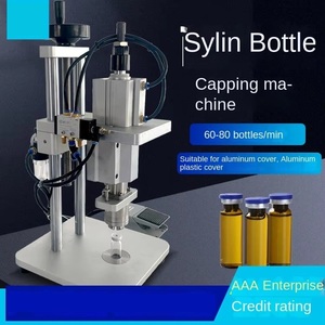 Machine de capsulage et de scellage orale entièrement pneumatique CHINCAN pour flacons et bouteilles, automatique, en plastique de qualité alimentaire, avec cœur PLC, facile à utiliser - Product Image 3