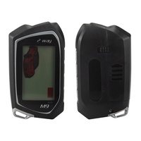 Alarme de voiture bidirectionnelle 12V CC avec écran LCD, démarrage à distance du moteur, bouton poussoir, capteur de choc, distance de contrôle 500-800m
