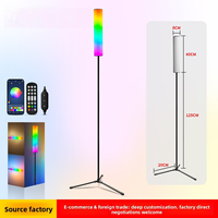 Lampe d'ambiance sur trépied LED, lumière d'ambiance RGB haut de gamme pour salon et chambre à coucher