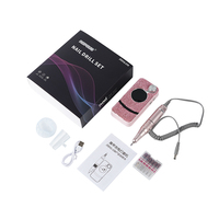 Machine à ongles professionnelle populaire sur le marché américain, rechargeable, 35000 tr/min, sans fil, électrique, pour manucure