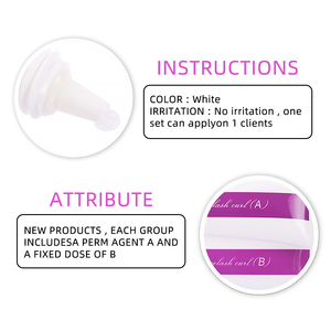 Kit de tubes pour rehaussement de cils et lamination de sourcils en gros, pour permanente de cils et de sourcils professionnelle, étapes 1 et 2 - Product Image 4