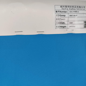 Sẵn Sàng Để Tàu Căng 240gsm 96% <span class=keywords><strong>Polyester</strong></span> 4% Spandex Rắn Màu Đan <span class=keywords><strong>Interlock</strong></span> Jersey Vải Trong Kho - Product Image 2