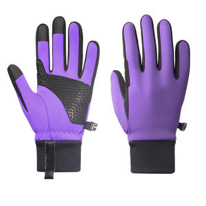 Guanti Invernali Caldi per Ciclismo all'Aperto, Touchscreen, Antiscivolo, Antivento, Impermeabili, in Poliestere Foderato in Pile con Coulisse - Product Image 6