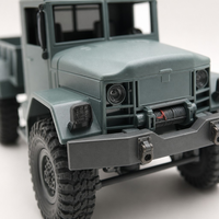 Camion RC 6x6 Utilitaire 4x4 Tout-Terrain 33,5 cm 2,4 GHz 7,4 V ABS+Métal Classique Voiture Télécommandée Suivez-Moi Chargeur Jouet Cadeau