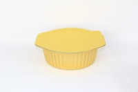 Boîte de trousse de premiers soins pour animaux de compagnie en feuille d'aluminium antiadhésive résistante à l'eau personnalisable moules à gâteaux en plastique PP de forme ronde de couleur cible