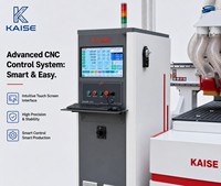 Routeur CNC 3 axes pour le travail du bois avec chargement/déchargement automatique, moteur PLC, table 1300x2800mm, 4 broches pour la production de meubles en série