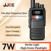 JJCC JC-7730 Talkie-walkie analogique portable 199 canaux 7W de puissance 1-7km de portée 400-470MHz/VHF 136-174MHz/UHF