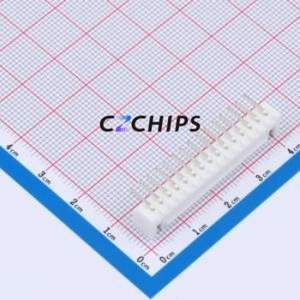 ZX-HA2.54-15PWZ Wire-to-Board Pin Header Bent Lead Through Hole,P=2.5mm Connector 1x15P 2.5mm Right Angle Insert XHB - Product Image 2