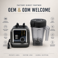 Blender de grande capacité 2,5 L, moteur puissant, pot sans BPA, lame en acier inoxydable, smoothie, broyage de glace, robot culinaire