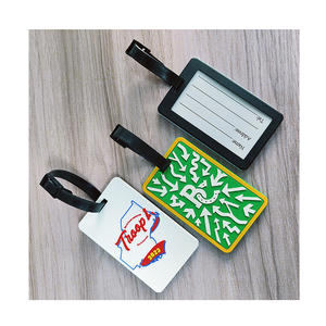 ป้ายติดกระเป๋าและกระเป๋าเดินทางทำจากยางพีวีซีนุ่มพิมพ์ซับลิเมชันออกแบบโลโก้ได้ตามต้องการ - Product Image 6