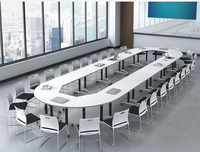 Mobilier de bureau et bureaux pour étudiants Cadre en acier Table pliable pour salle de formation