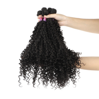 OrientFashion Mèches de cheveux synthétiques bouclés Jerry, tissage semi-naturel, qualité supérieure