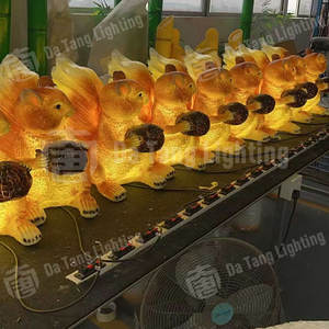 Lampes décoratives d'extérieur en forme d'écureuil, éclairage décoratif IP65 étanche pour parcs, paysages et célébrations. - Product Image 4