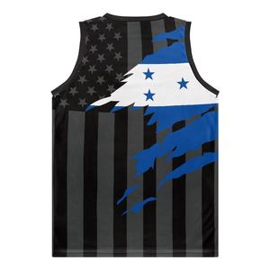 Özelleştirilmiş honflag bayrağı çocuk basketbol formalar yaz nefes T Shirt çocuklar için artı boyutu çocuk spor için damla nakliye - Product Image 5