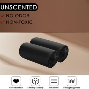 Bolsas de Basura Pequeñas Tipo Chaleco de LDPE Resistentes Huamaohengchun para Oficina, Cocina, Dormitorio, 60 Unidades, Blancas - Product Image 6