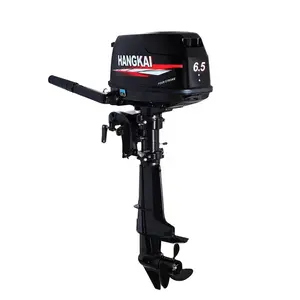 New Water Cooled HANGKAI 6.5hp 4 Stroke Gasoline Outboard Engine For Inflatable Boat