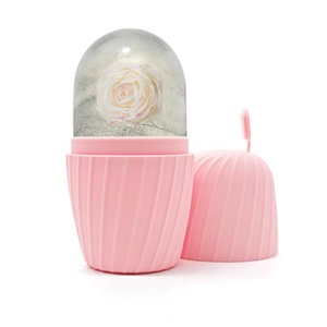 Cubo de Hielo Facial Gua Sha, Molde de Silicona para Masaje Facial, Herramientas para el Cuidado de la Piel Facial, Rodillo de Hielo de Belleza para Rostro y Ojos - Product Image 6