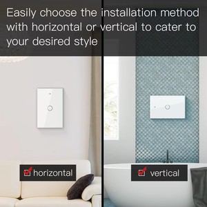 1 2 3 4 Gang US luce Smart interruttori a parete in vetro interruttore RF433 Tuya Mini Wifi interruttori compatibili con Alexa Google Home - Product Image 3