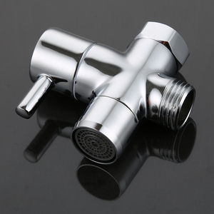 Vòi Nước Bồn Rửa Nhà Sản Xuất Bộ Chuyển Đổi Vòi Dừng Áp Suất Cao Bằng Crôm <span class=keywords><strong>3</strong></span> Chiều Van Nối Ống Van Góc Van Điều Khiển Góc Súng Phun - Product Image 6