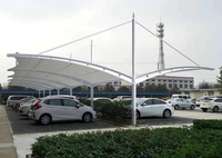 Membrane tensile en PVDF imperméable pour abri de voiture et parking