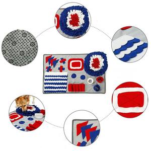 卸売り高級無地屋内/屋外洗える耐久性インタラクティブ犬パズルおもちゃ給餌/スナッフルマット - Product Image 6