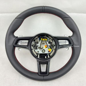 Volante Sportivo in Pelle Cucito a Mano per Porsche Cayenne 955 957 958 911 991 991.1 991.2 992 993 996 997 997.2 GT3 - Product Image 2