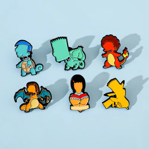 Pin de Metal Creativo y Divertido de Dibujos Animados, Pin de Esmalte de la <span class=keywords><strong>Serie</strong></span> de Anime, Personalidad, Venta Caliente - Product Image 1
