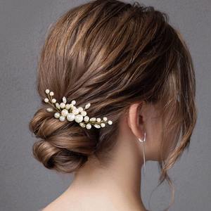 Épingles à <span class=keywords><strong>cheveux</strong></span> de mariée fleur mariée coiffes perles pinces à <span class=keywords><strong>cheveux</strong></span> pour femmes accessoires de <span class=keywords><strong>cheveux</strong></span> de <span class=keywords><strong>mariage</strong></span> - Product Image 1