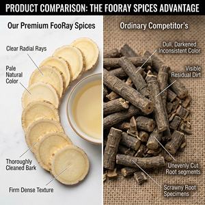 Raíz de Durazno de Cinco Dedos de Calidad Consistente, Materia Prima Entera, Suministro Directo de Fábrica a Granel para Importadores Globales de Especias - Product Image 3