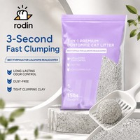 Litière pour chat en bentonite, 4,5 kg et 10 kg, prix de gros, forte agglomération, désodorisation, couleur naturelle, en vrac